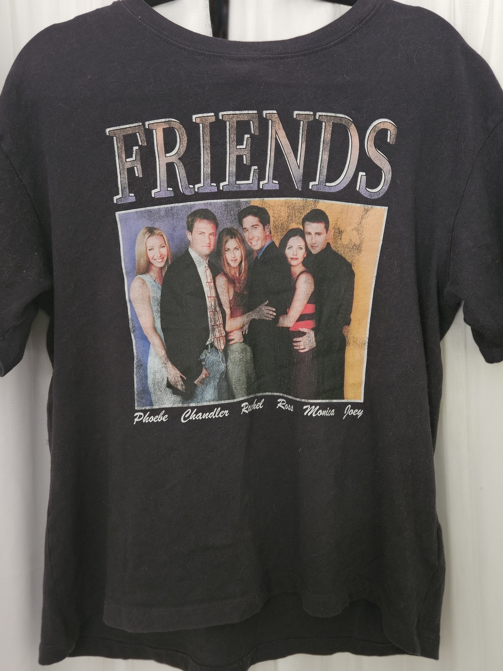H&M Friends Black Graphic Tee